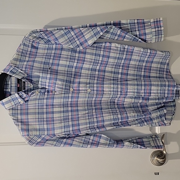 Vineyard Vines Other - Vineyard Vines Boys Large (16) cotton plaid shirt